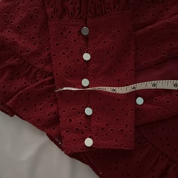 Robert Rodriguez | Laced Charlotte Top Size 4 - Picture 15 of 16